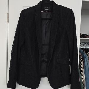 RW&Co Black Lace Blazer